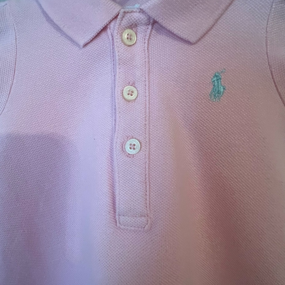 Ralph Lauren Infant Pink Classic Polo Shirt